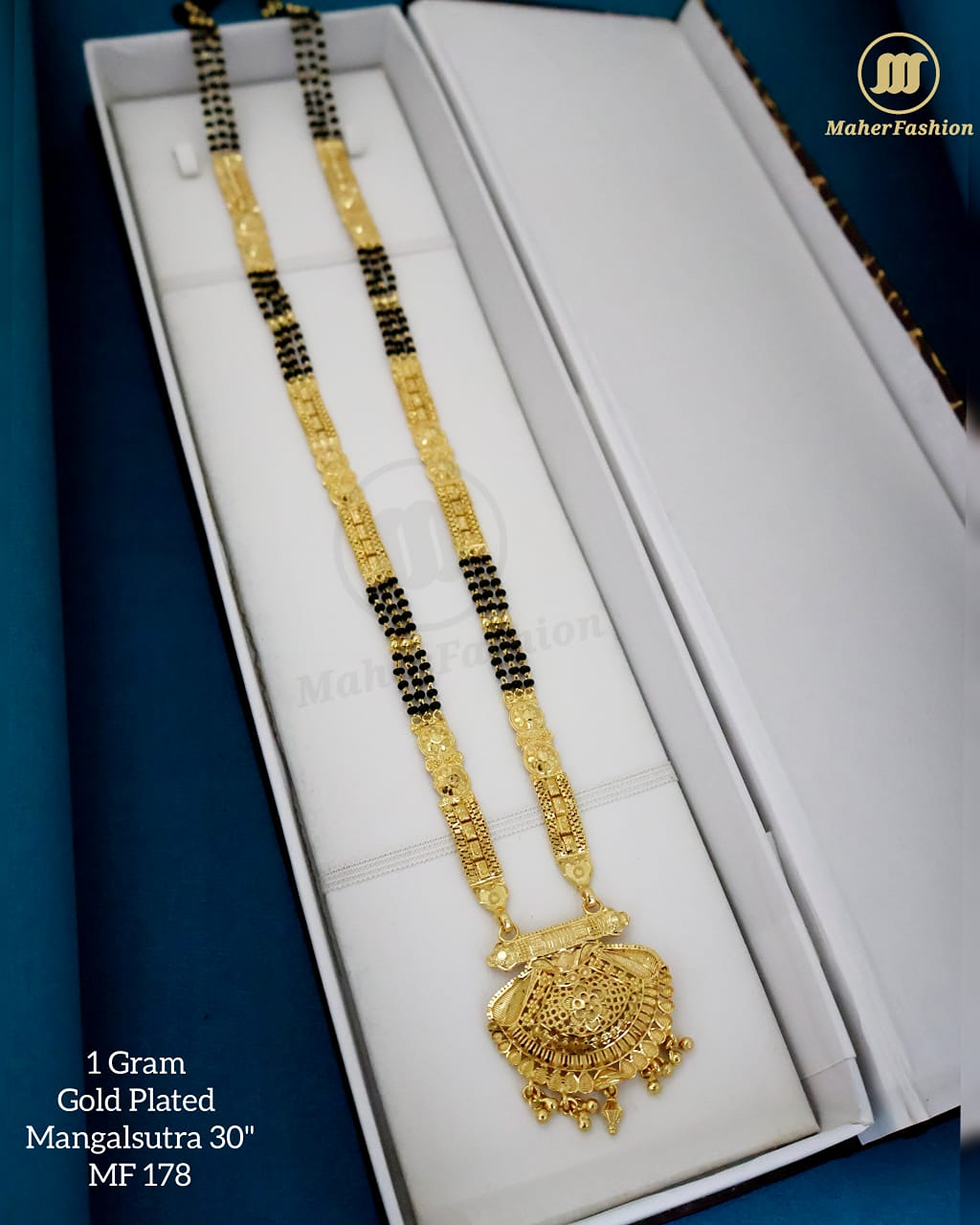 VISHWAS NATI GOLD PLATED PENDENT MANGALSUTRA